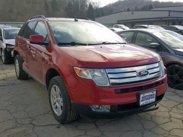 2FMDK48CX8BA71536 - 2008 FORD EDGE SEL RED photo 1