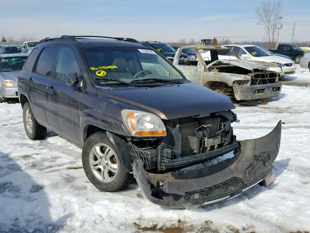 KNDJF723X77352426 - 2007 KIA SPORTAGE E BROWN photo 1