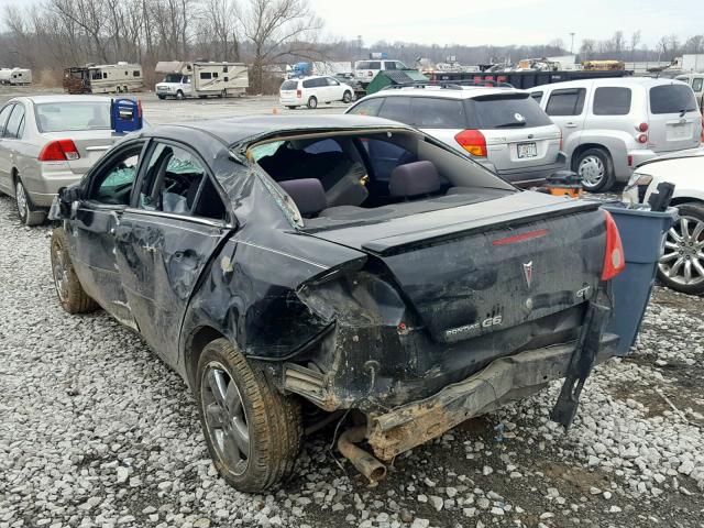 1G2ZH58N874274860 - 2007 PONTIAC G6 GT BLACK photo 3