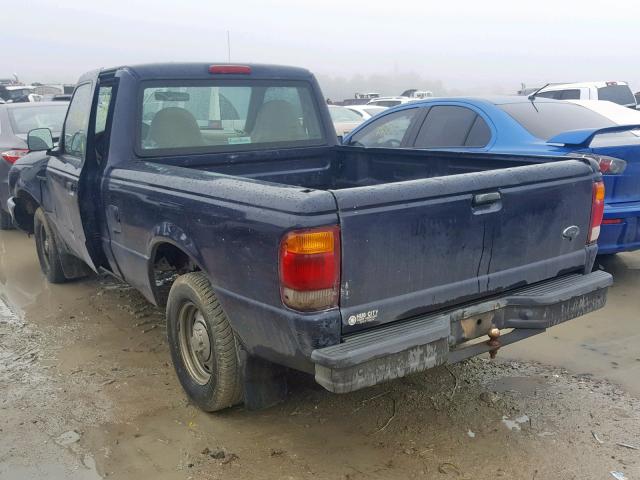 1FTYR10C4XTA79416 - 1999 FORD RANGER BLUE photo 3