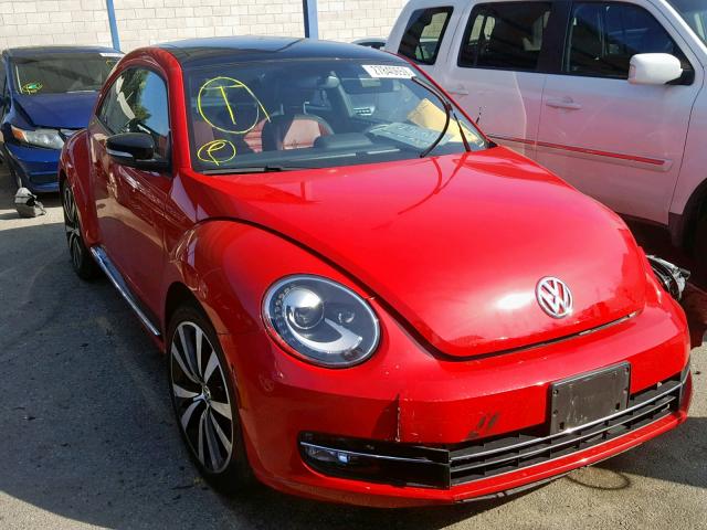 3VWVA7AT8DM623208 - 2013 VOLKSWAGEN BEETLE TUR RED photo 1