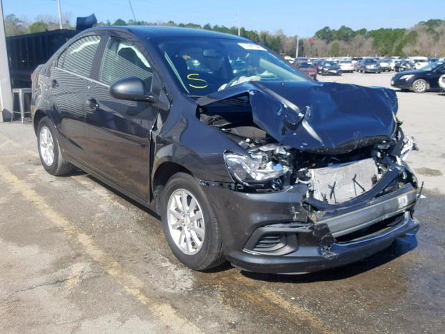 1G1JD5SH0J4110087 - 2018 CHEVROLET SONIC LT GRAY photo 1