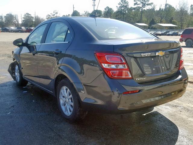 1G1JD5SH0J4110087 - 2018 CHEVROLET SONIC LT GRAY photo 3