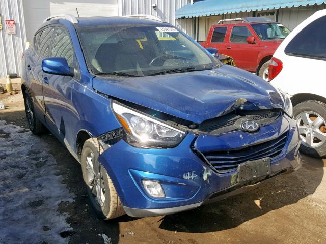 KM8JU3AG8FU032746 - 2015 HYUNDAI TUCSON LIM BLUE photo 1