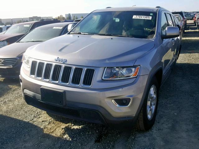 1C4RJEAG8EC157780 - 2014 JEEP GRAND CHER SILVER photo 2