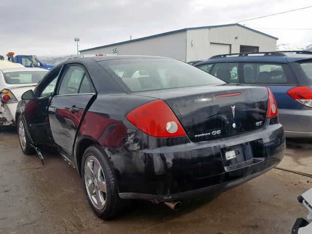 1G2ZH58N774127431 - 2007 PONTIAC G6 GT BLACK photo 3