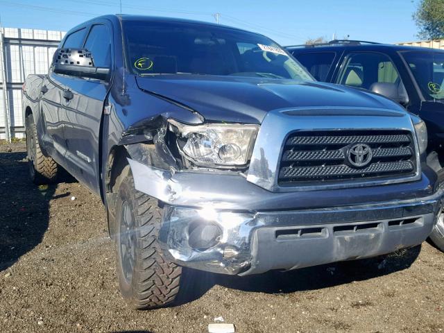 5TFEV54168X065493 - 2008 TOYOTA TUNDRA CRE BLUE photo 1