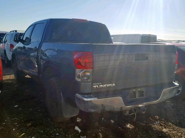 5TFEV54168X065493 - 2008 TOYOTA TUNDRA CRE BLUE photo 3