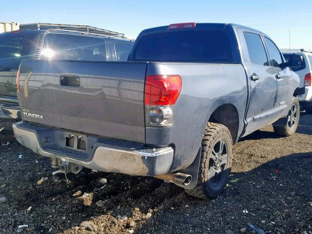 5TFEV54168X065493 - 2008 TOYOTA TUNDRA CRE BLUE photo 4