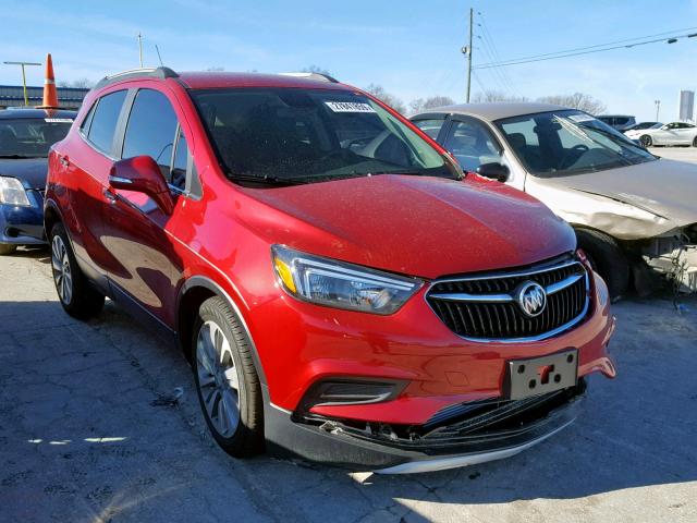 KL4CJASB3KB778065 - 2019 BUICK ENCORE PRE MAROON photo 1