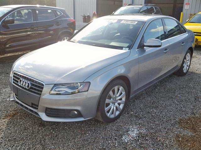 WAUEFAFL8BN031141 - 2011 AUDI A4 PREMIUM SILVER photo 2