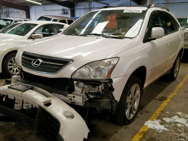 JTJHW31U762006229 - 2006 LEXUS RX 400 WHITE photo 2