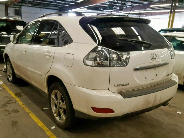 JTJHW31U762006229 - 2006 LEXUS RX 400 WHITE photo 3