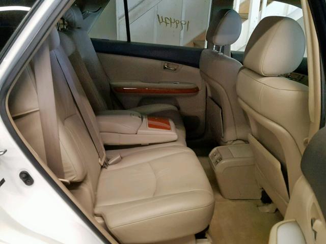 JTJHW31U762006229 - 2006 LEXUS RX 400 WHITE photo 6