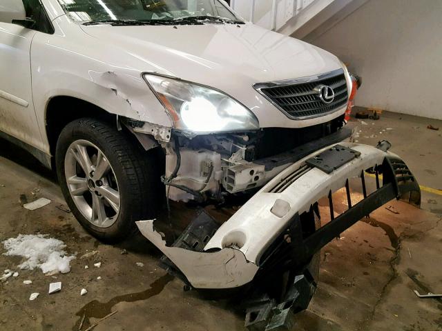 JTJHW31U762006229 - 2006 LEXUS RX 400 WHITE photo 9