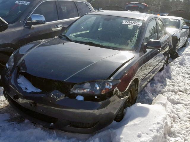 JM1BK12FX61497295 - 2006 MAZDA 3 I GRAY photo 2