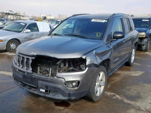 1C4NJDBB5ED591743 - 2014 JEEP COMPASS SP 灰色 照片 2