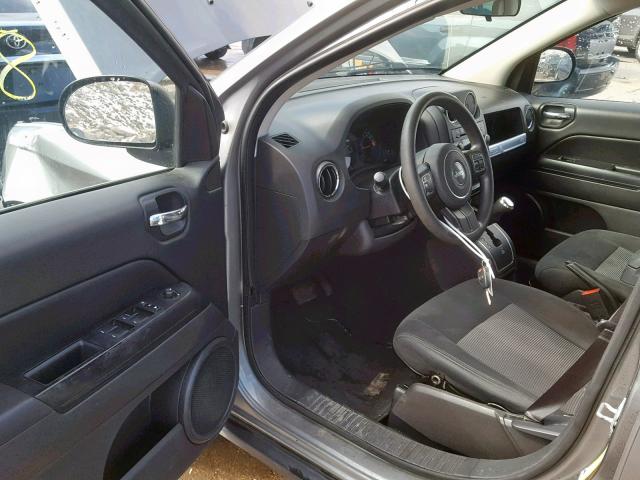 1C4NJDBB5ED591743 - 2014 JEEP COMPASS SP 灰色 照片 9