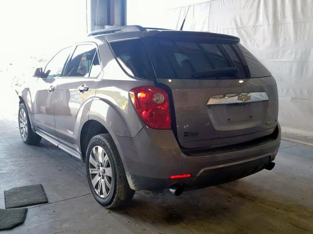 2CNFLPEY4A6375841 - 2010 CHEVROLET EQUINOX LT GRAY photo 3