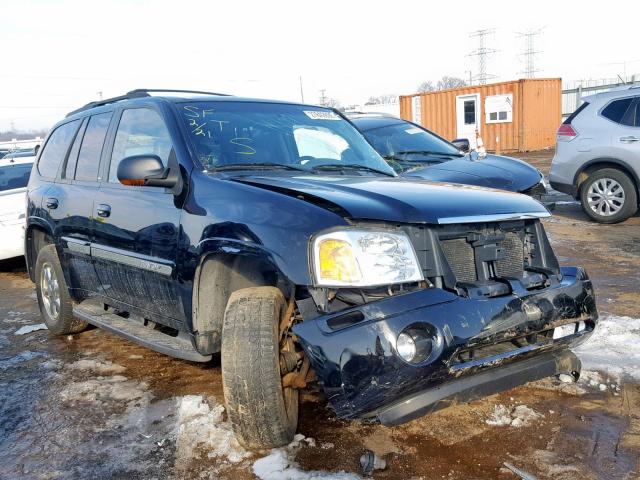 1GKDT13SX22256508 - 2002 GMC ENVOY BLACK photo 1