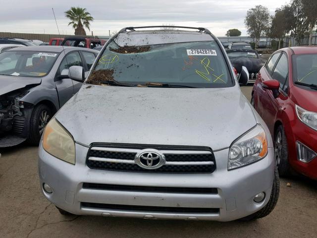 JTMBD31V665023027 - 2006 TOYOTA RAV4 LIMIT SILVER photo 9