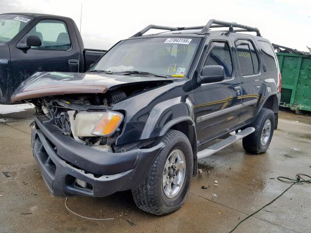 5N1ED28T4YC606962 - 2000 NISSAN XTERRA XE BLACK photo 2