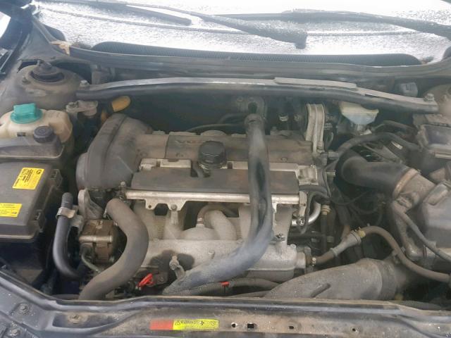 YV1RH592062517453 - 2006 VOLVO S60 2.5T BLACK photo 7