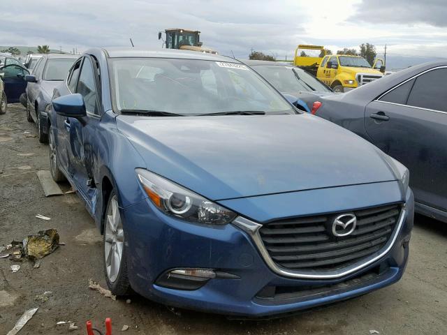 JM1BN1L77H1116276 - 2017 MAZDA 3 TOURING BLUE photo 1