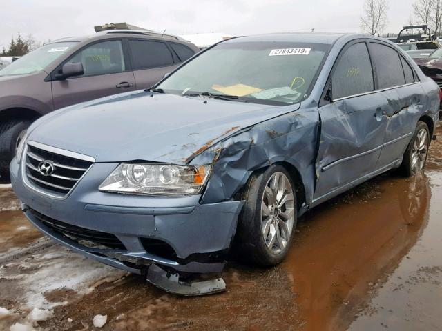 5NPET4AC4AH635952 - 2010 HYUNDAI SONATA GLS BLUE photo 2