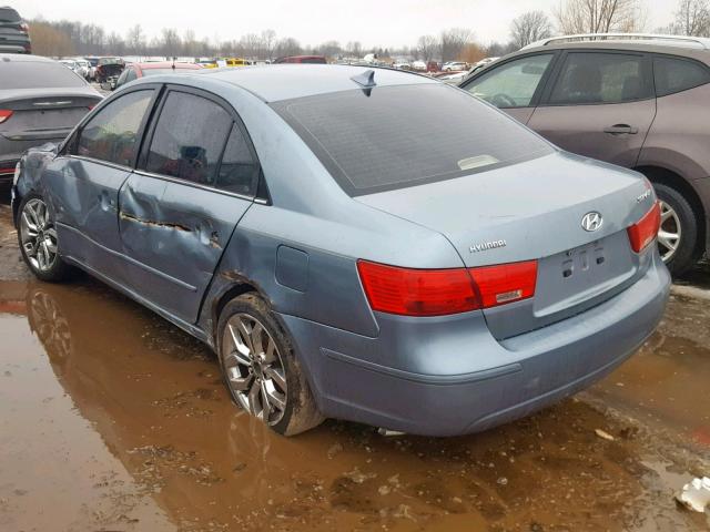 5NPET4AC4AH635952 - 2010 HYUNDAI SONATA GLS BLUE photo 3