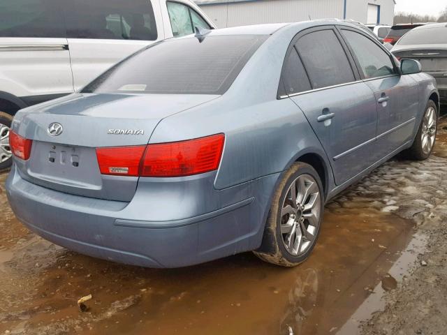 5NPET4AC4AH635952 - 2010 HYUNDAI SONATA GLS BLUE photo 4