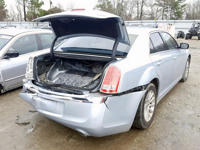 2C3CCAAG1DH589717 - 2013 CHRYSLER 300 BLUE photo 4