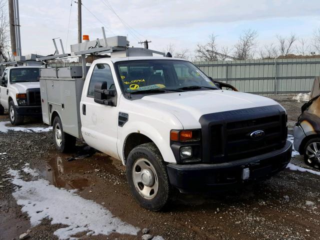 1FDSF30598EC15701 - 2008 FORD F350 SRW S WHITE photo 1