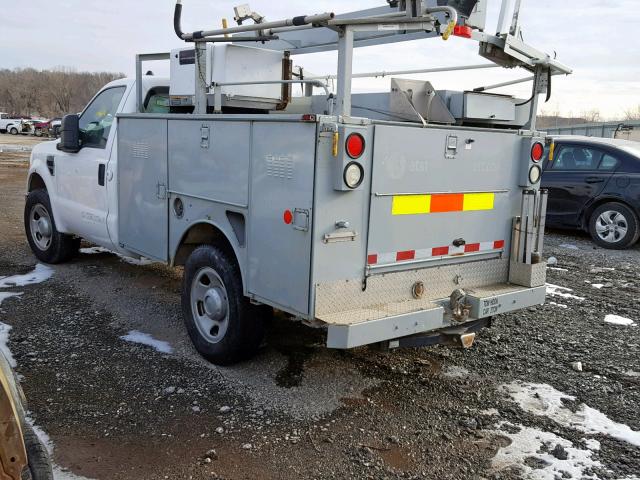 1FDSF30598EC15701 - 2008 FORD F350 SRW S WHITE photo 3