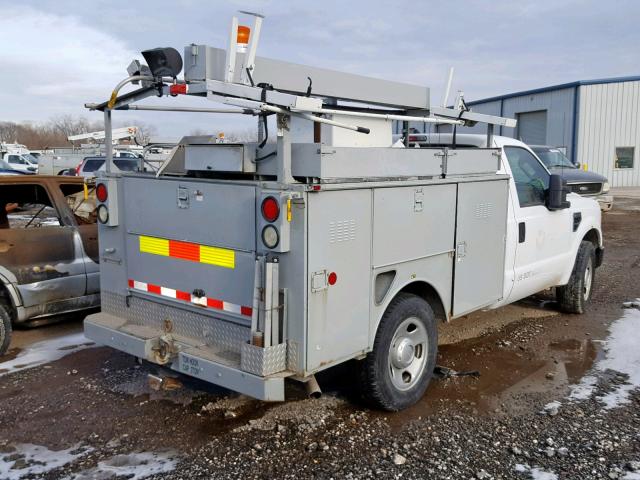 1FDSF30598EC15701 - 2008 FORD F350 SRW S WHITE photo 4