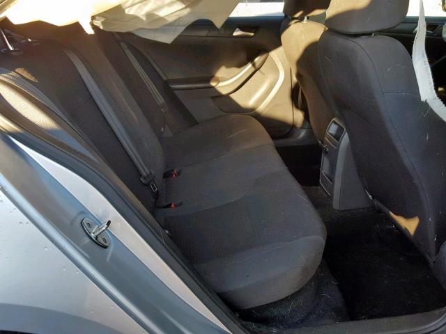 3VW2K7AJ8FM242878 - 2015 VOLKSWAGEN JETTA BASE SILVER photo 6