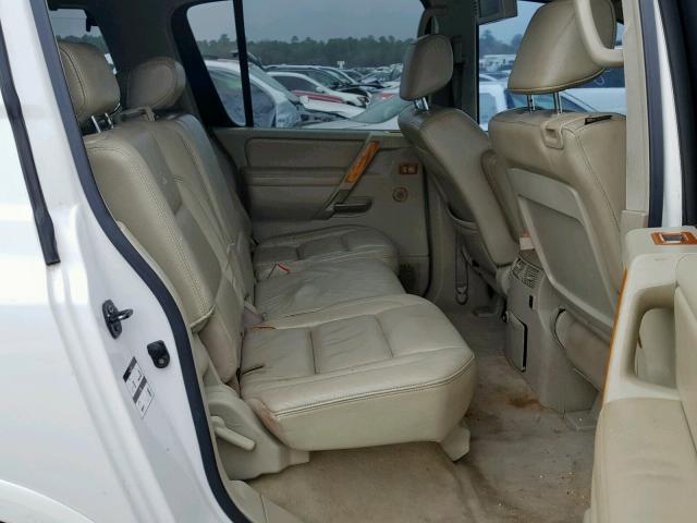 5N3AA08A75N812357 - 2005 INFINITI QX56 WHITE photo 6