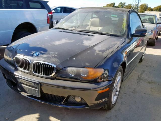 WBABW33434PL27462 - 2004 BMW 325 CI BLACK photo 2