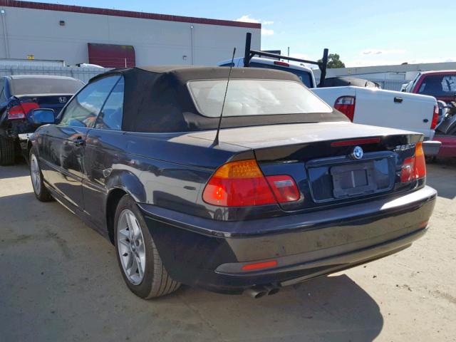 WBABW33434PL27462 - 2004 BMW 325 CI BLACK photo 3