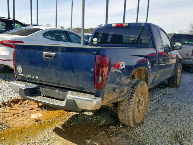 1GCDT196348167238 - 2004 CHEVROLET COLORADO BLUE photo 4