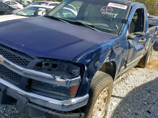 1GCDT196348167238 - 2004 CHEVROLET COLORADO BLUE photo 9