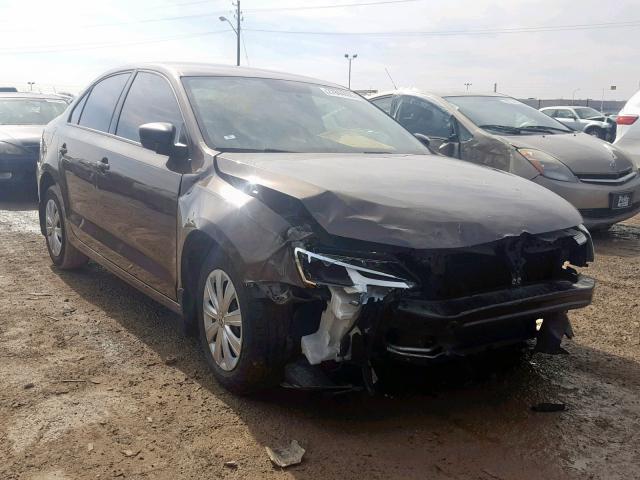 3VW2K7AJ6DM402320 - 2013 VOLKSWAGEN JETTA BASE 棕色 照片 1