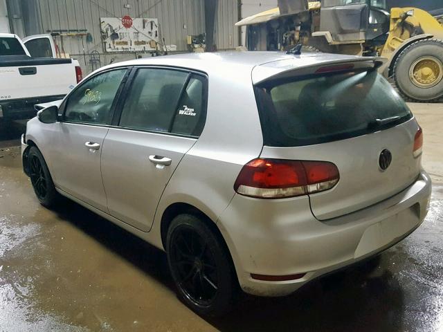 WVWDB7AJ5EW003962 - 2014 VOLKSWAGEN GOLF 银色 照片 3