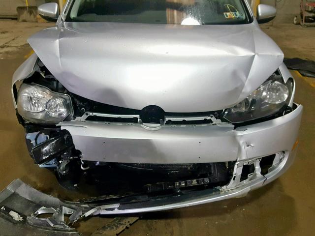 WVWDB7AJ5EW003962 - 2014 VOLKSWAGEN GOLF 银色 照片 7