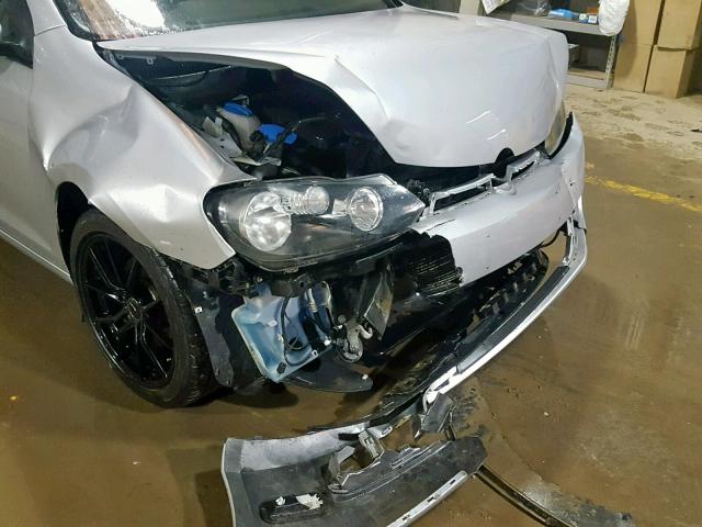 WVWDB7AJ5EW003962 - 2014 VOLKSWAGEN GOLF 银色 照片 9