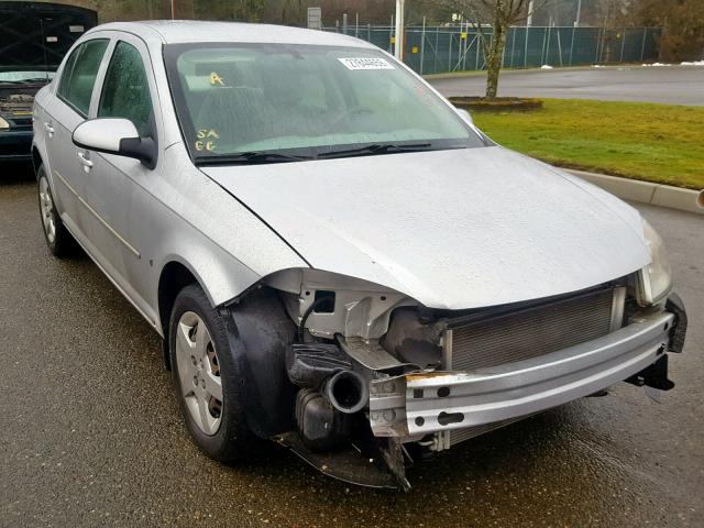 1G1AL55F377255421 - 2007 CHEVROLET COBALT LT SILVER photo 1