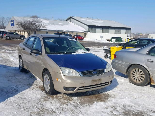 1FAHP34N46W131451 - 2006 FORD FOCUS ZX4 TAN photo 1