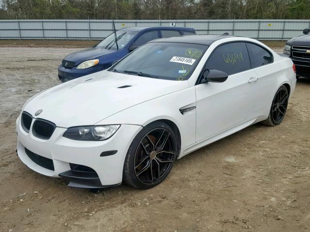 WBSWD93548PY42118 - 2008 BMW M3 WHITE photo 2