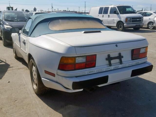 WP0CB2948LN481230 - 1990 PORSCHE 944 S WHITE photo 3