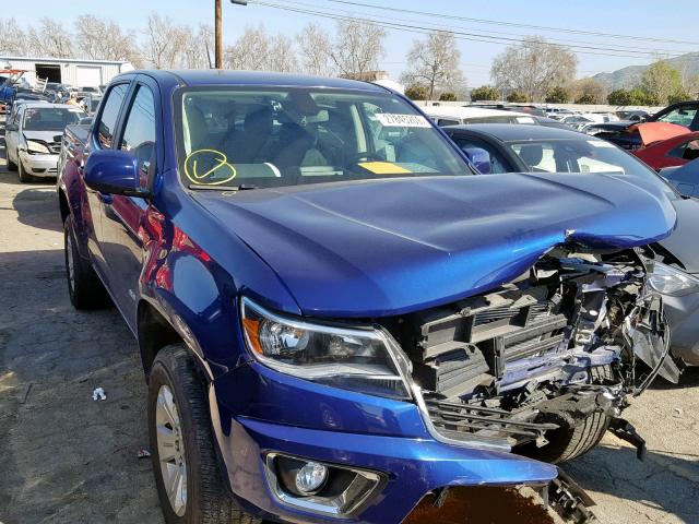 1GCGSCE35G1255423 - 2016 CHEVROLET COLORADO L BLUE photo 1
